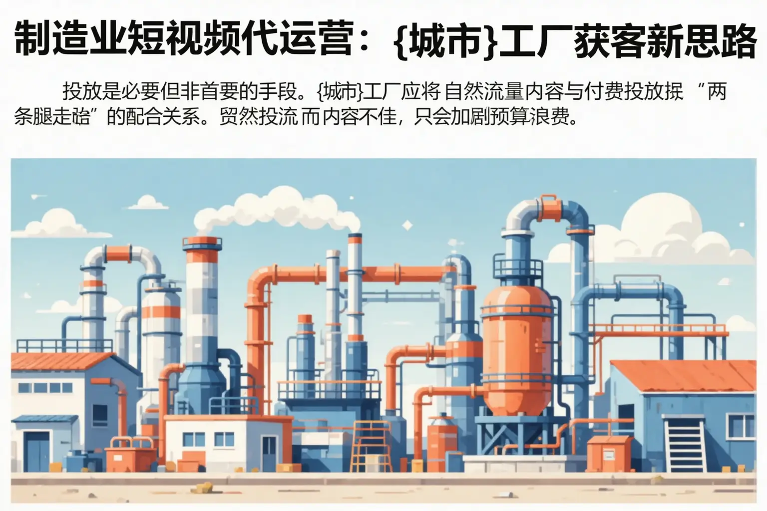 制造业短视频代运营:盐边工厂获客新思路